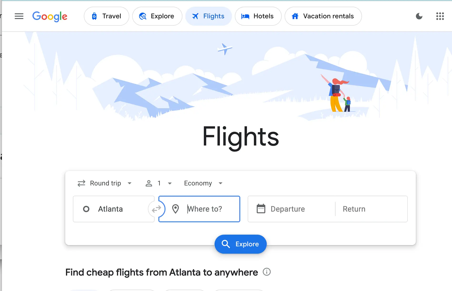 Google Flights for price comparison and tracking