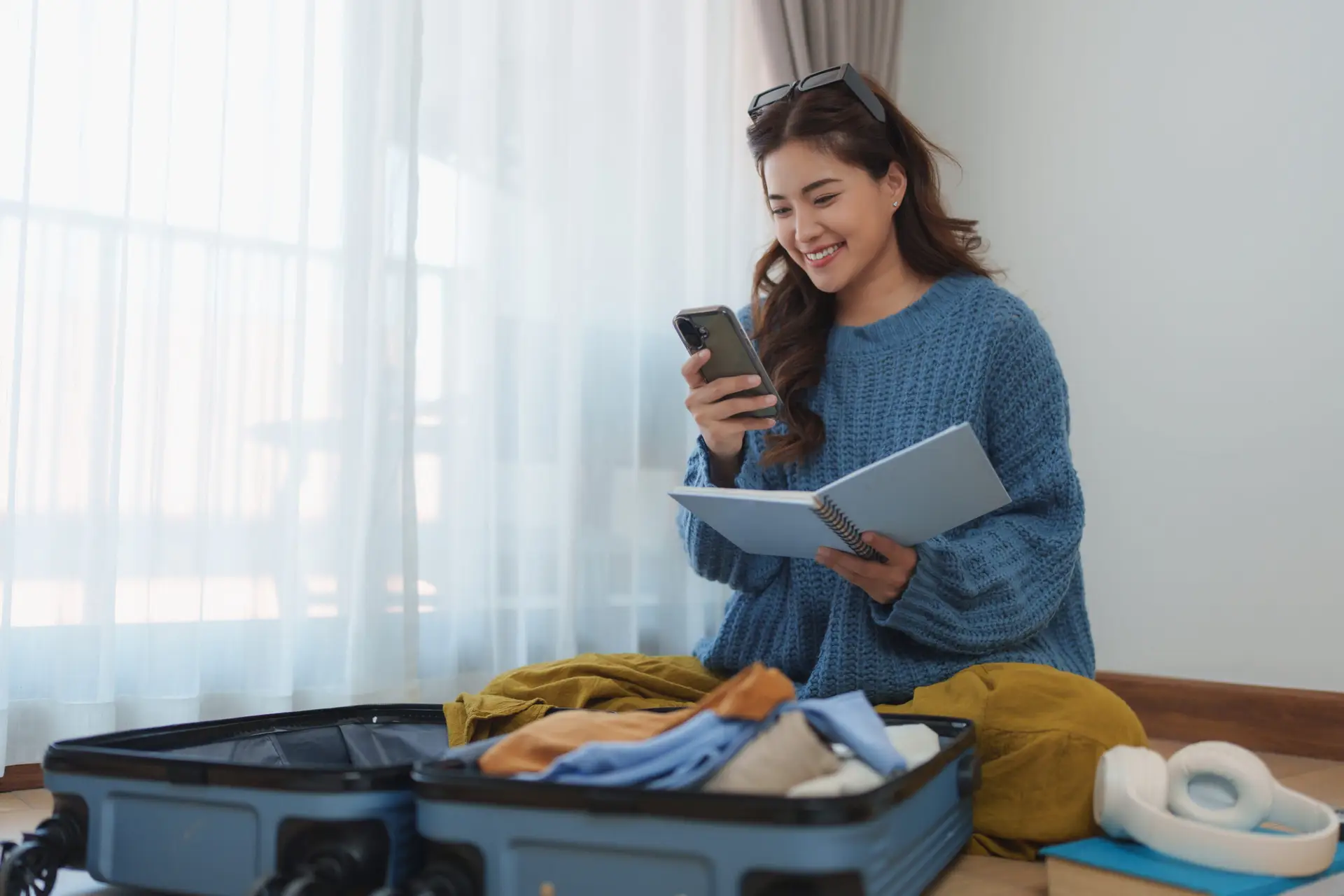 women packing
