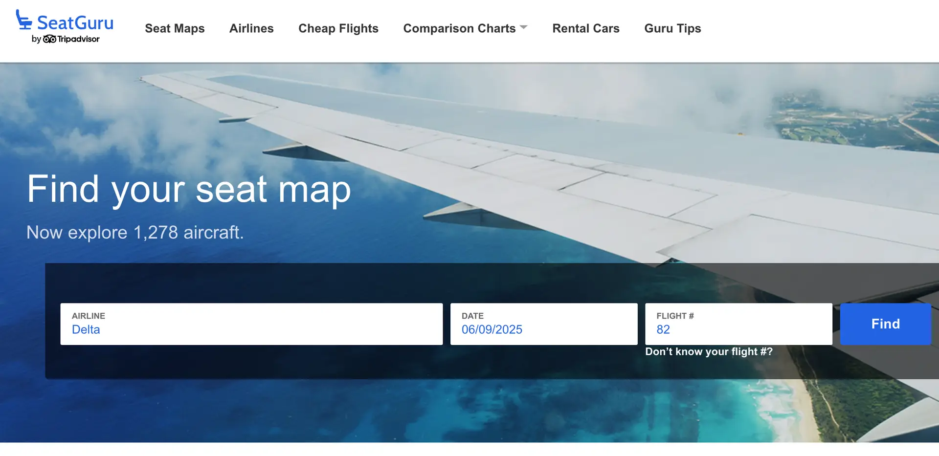 SeatGuru seat insights