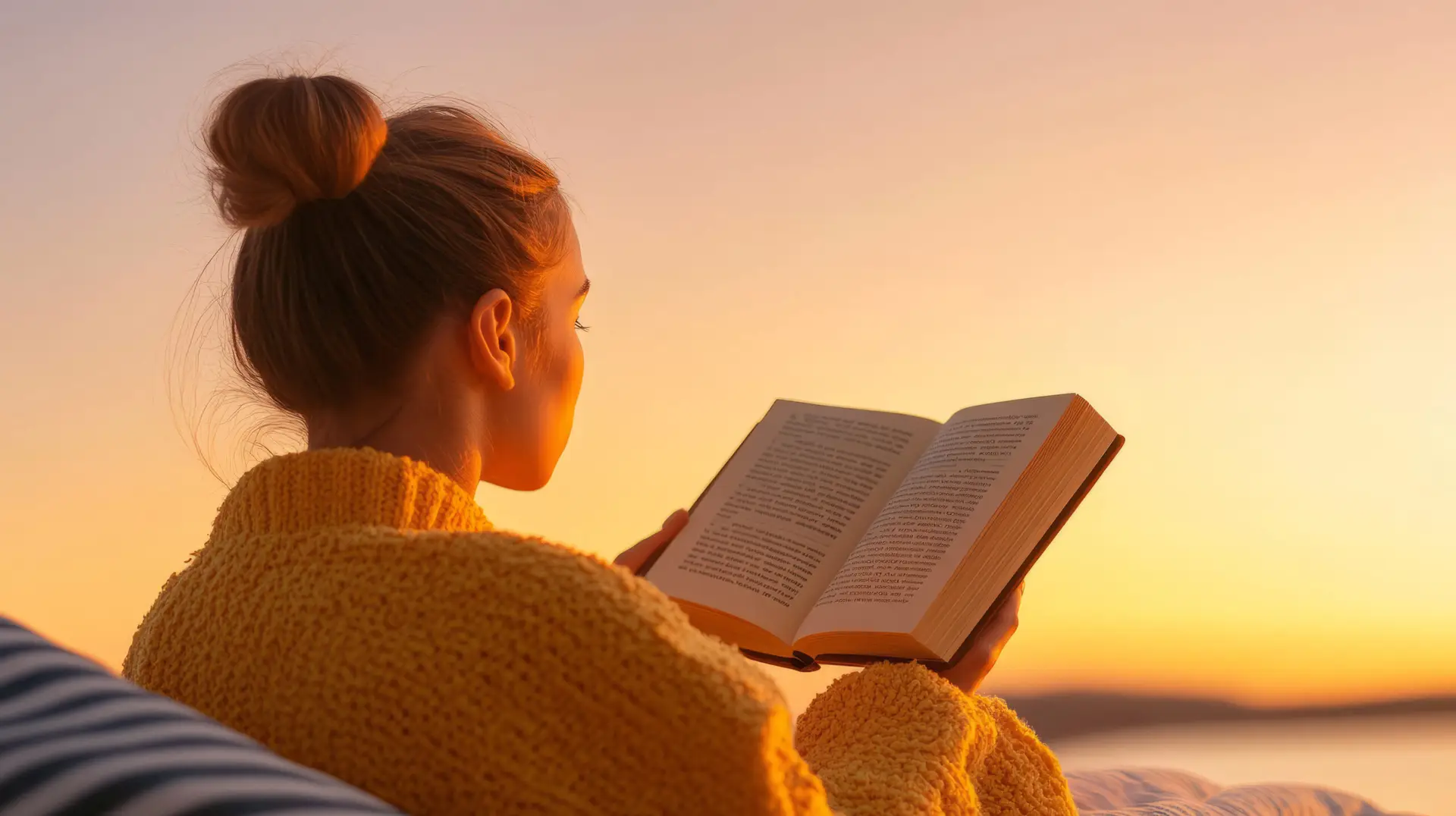 woman reading