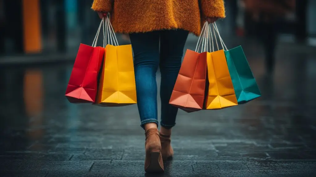 women shopping while traveling