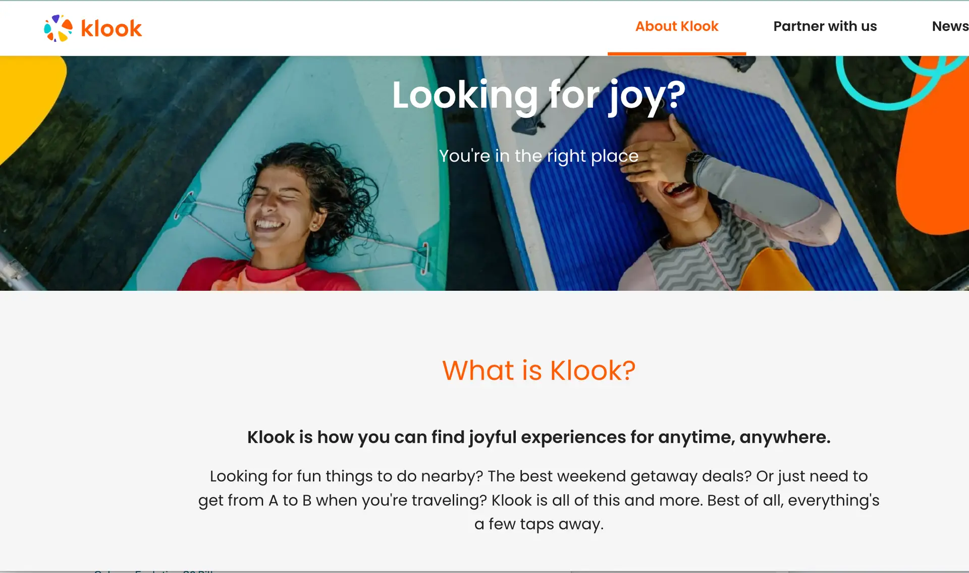 Klook Experiences
