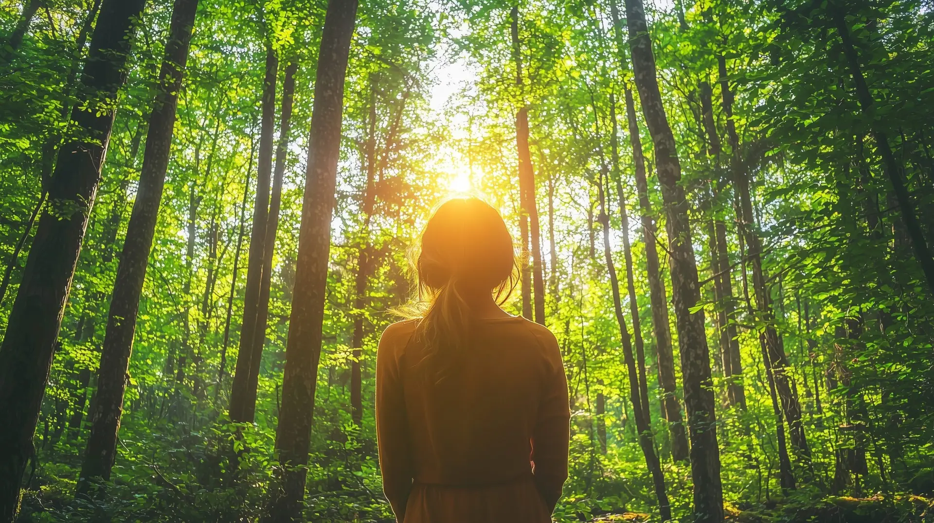 women in the woods