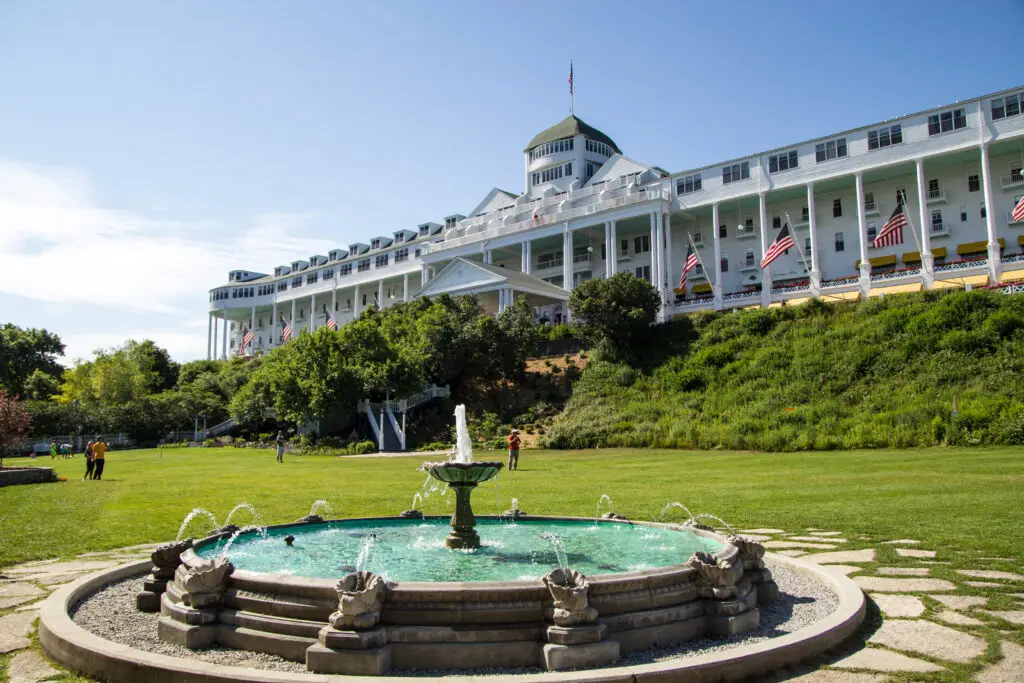 Historic Grand Hotel and its 660-foot veranda