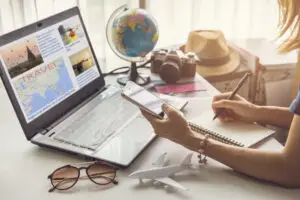 Travel planning for solo or social female vacations