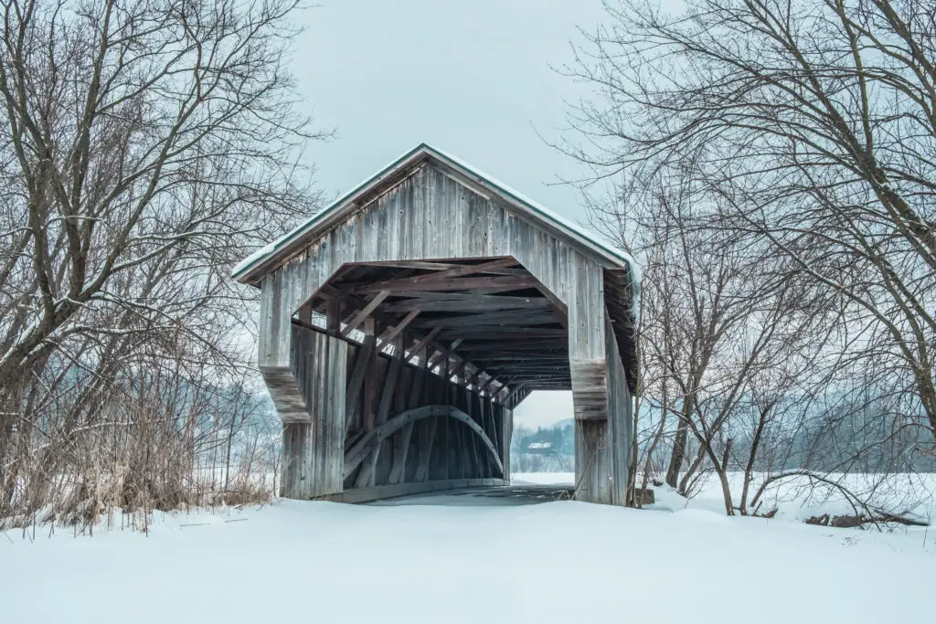 Snowy Stowe Vermont
